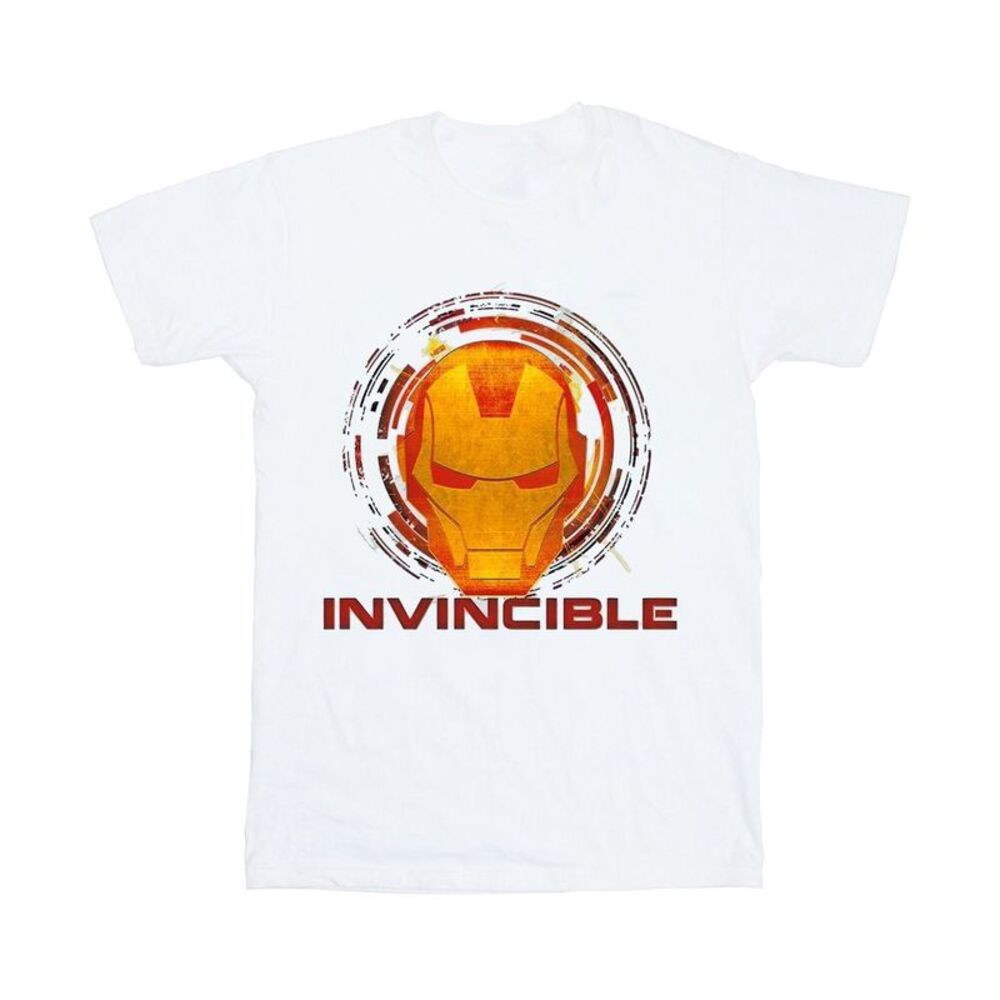 Iron Man Boys Invincible T-Shirt / White